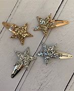 Image result for Silver Star Hair Clips