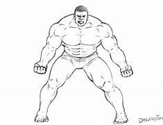 Image result for Hulk Back Outline