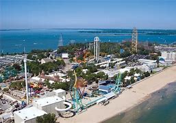 Image result for Cedar Point Arial Picture