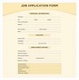 Image result for Simple Job Application Form
