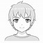 Image result for Anime Boy Head Outline