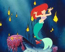Image result for The Little Mermaid Ariel and Sebastian Under the Sea