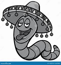 Image result for Tequila Worm Cartoon