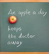 Image result for An Apple a Day Keeps the Doctor Away Drawing