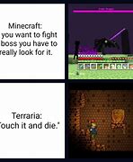 Image result for Terraria Minecraft Memes