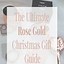 Image result for Rose Gold Xmas Present