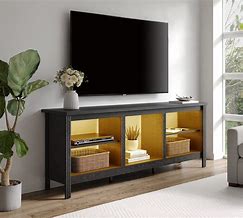 Image result for TV Stand 75 Inch Black Mahogany