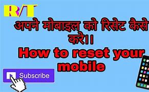 Image result for How to Reset Mobile