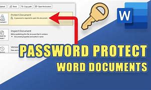 Image result for How to Lock a Word Document