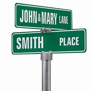 Image result for Personalized Street Signs