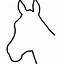 Image result for Basic Horse Outline