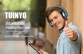 Image result for Tuinyo Headphones Silver Blue
