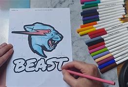 Image result for How to Drawi Mr. Beast Logo