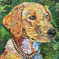 Image result for Fabric Collage Art