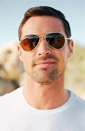 Image result for Men Wearing Aviator Sunglasses