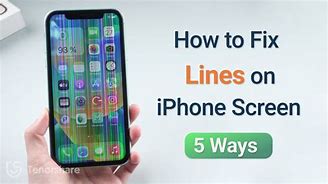 Image result for Lines On iPhone Screen After Drop