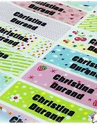 Image result for Waterproof Name Stickers