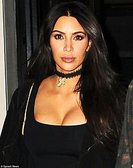 Image result for Kim Kardashian Wearing Choker