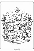 Image result for Little Mushroom Frog Outline