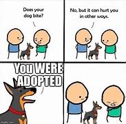 Image result for Does Your Dog Bite Meme