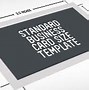 Image result for Standard Business Card Size Inches