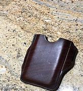 Image result for Handmade Leather iPhone Holster
