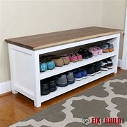 Image result for DIY Shoe Rack with Bench
