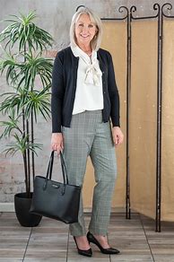 Image result for Outfits with Black and White Plaid Pants