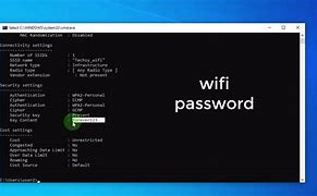 Image result for Windows. Get Wifi Password