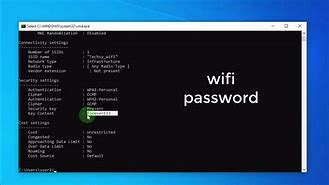 Image result for Check Wifi Password Cmd
