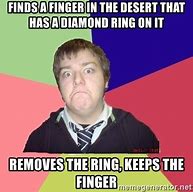 Image result for Enagement Ring Huge Meme