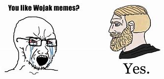 Image result for Nodding Wojak Meme