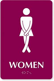 Image result for Female Bathroom Symbol Pink