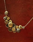Image result for Vintage Button Necklace