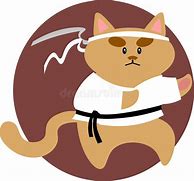 Image result for Karate Cat Cartoon