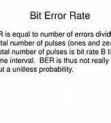 Image result for Bit Error Rate