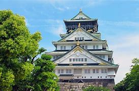 Image result for Osaka Castle Painting