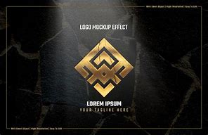 Image result for 2D Wall Logo Mockup Free