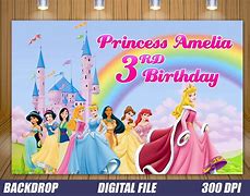 Image result for Princess 10th Birthday Backdrop