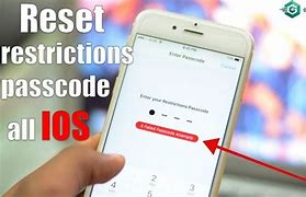 Image result for iPhone Restrictions Passcode