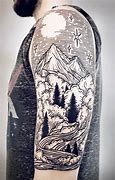Image result for Landscape Tattoo Drawing