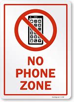Image result for No Phone Calls Sign