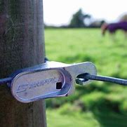 Image result for Pipe Fence Wire Clips