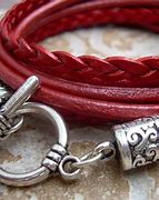 Image result for Etsy Leather Bracelet