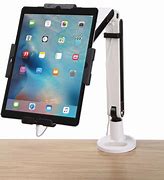 Image result for iPad Stand and Monitor Desk Set Up