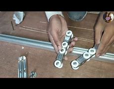 Image result for Folding Door Channel Mounting Clips Plastic