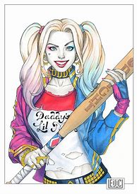 Image result for Harley Quinn Cartoon Art