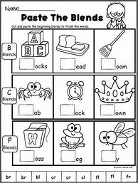 Image result for 1st Grade Blends Worksheets