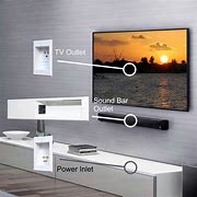 Image result for Media Wall Sound Bar and Sub Woofer