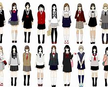 Image result for Anime Character School Uniform